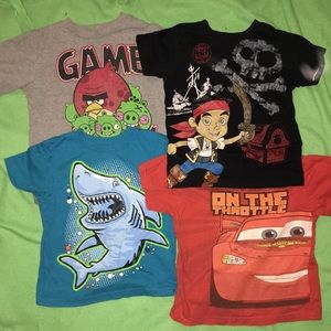 3T character T-shirt bundle